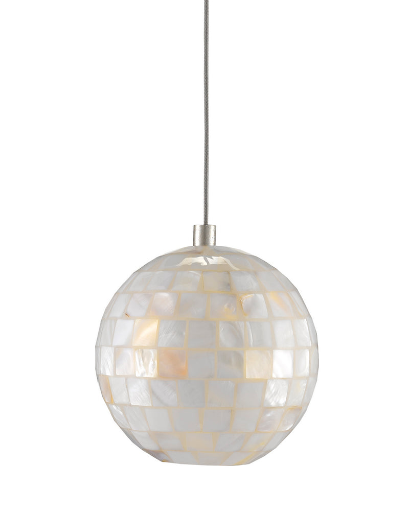 Currey and Company 9000-0716 One Light Pendant, Pearl