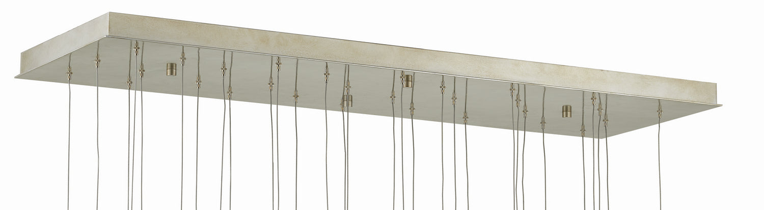 Currey and Company 9000-0721 30 Light Pendant, Pearl