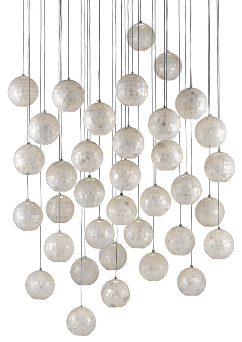 Currey and Company 9000-0722 36 Light Pendant, Pearl