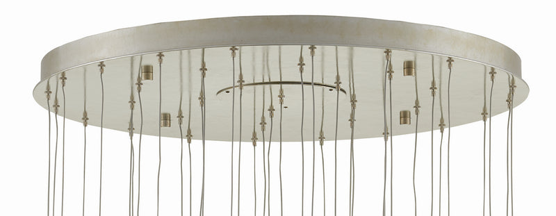 Currey and Company 9000-0722 36 Light Pendant, Pearl