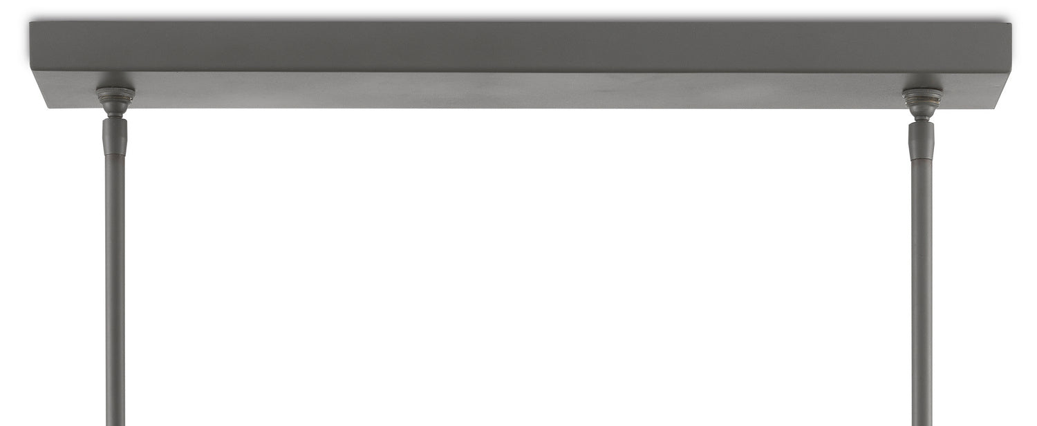 Currey and Company 9000-0727 Ten Light Chandelier, Hiroshi Gray/White