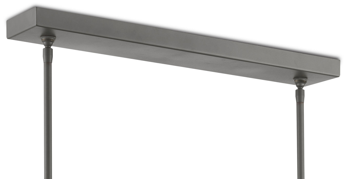 Currey and Company 9000-0727 Ten Light Chandelier, Hiroshi Gray/White