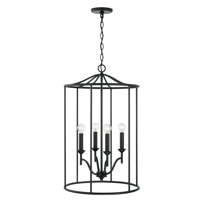 Capital Lighting 542041MB Four Light Foyer, Matte Black