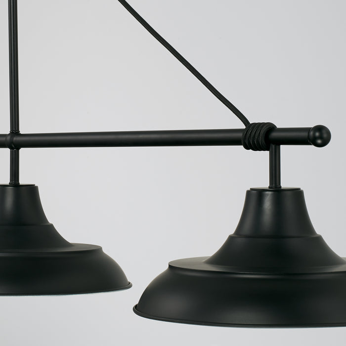 Capital Lighting 842131MB Three Light Island Pendant, Matte Black