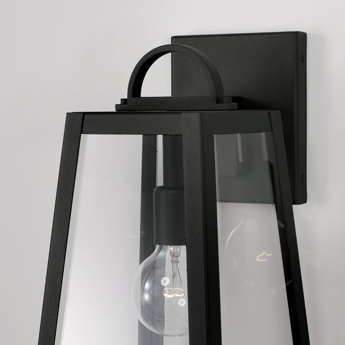 Capital Lighting 943711BK One Light Outdoor Wall Lantern, Black
