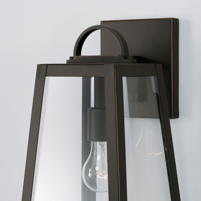 Capital Lighting 943711OZ One Light Outdoor Wall Lantern, Oiled Bronze