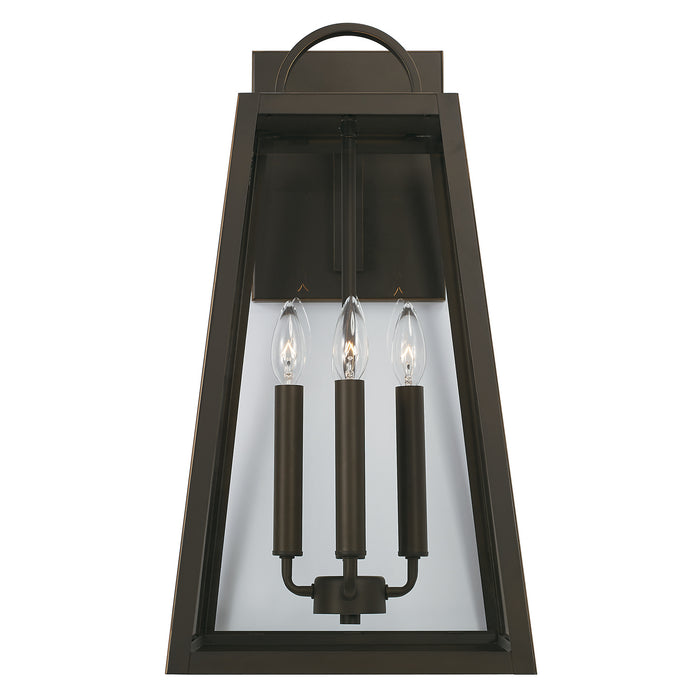 Capital Lighting 943743OZ Four Light Outdoor Wall Lantern, Oiled Bronze