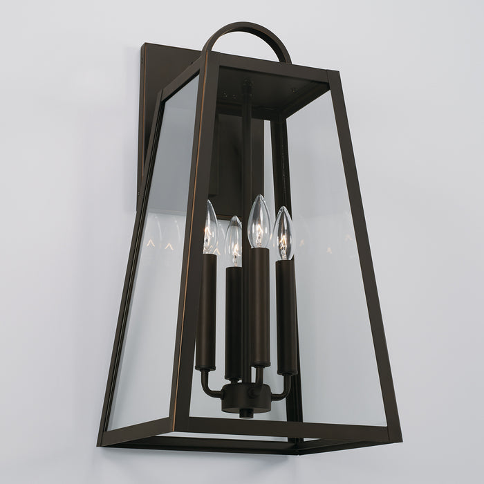 Capital Lighting 943743OZ Four Light Outdoor Wall Lantern, Oiled Bronze