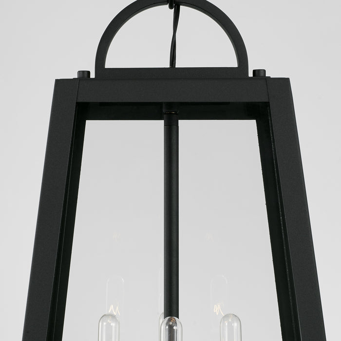 Capital Lighting 943744BK Four Light Outdoor Hanging Lantern, Black