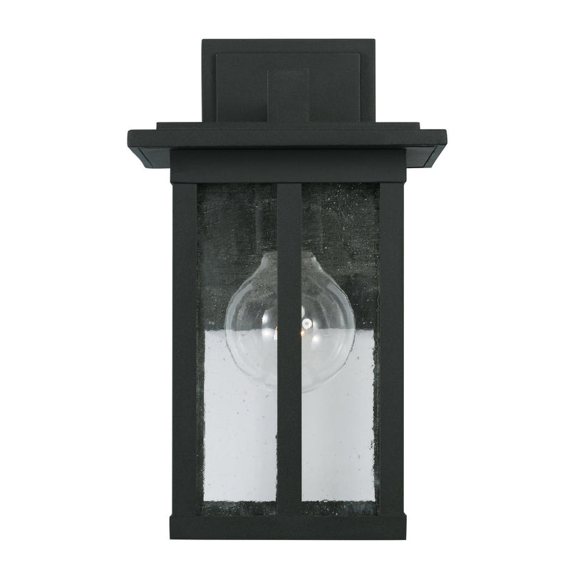 Capital Lighting 943811BK One Light Outdoor Wall Lantern, Black