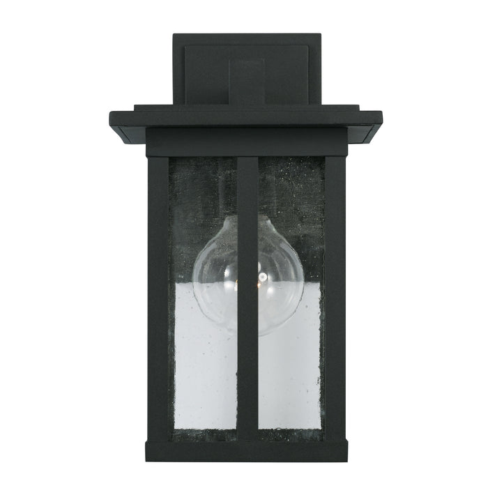 Capital Lighting 943811BK One Light Outdoor Wall Lantern, Black