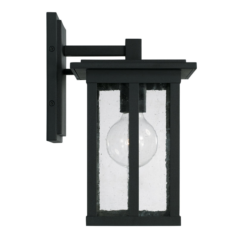 Capital Lighting 943811BK One Light Outdoor Wall Lantern, Black