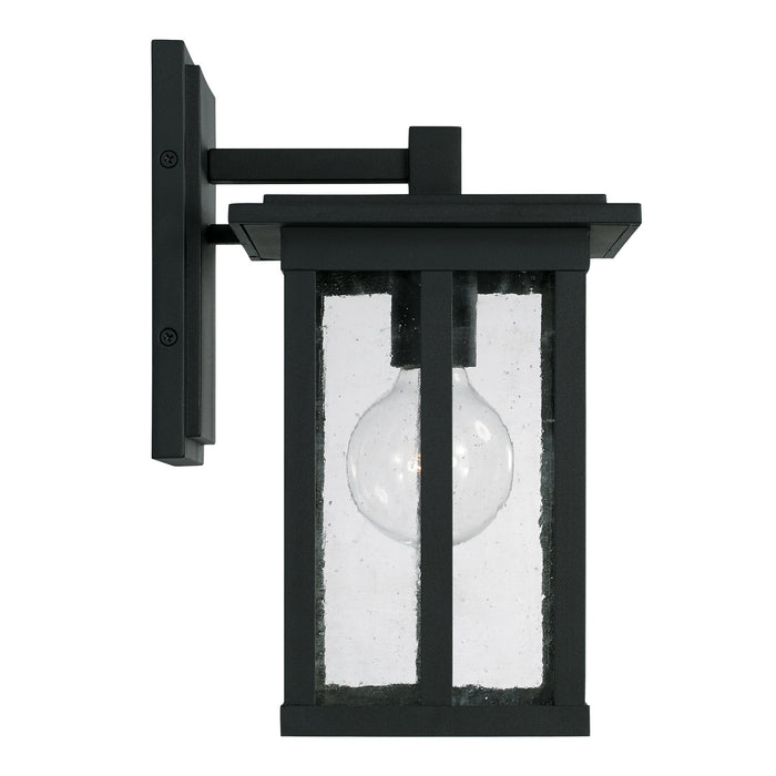 Capital Lighting 943811BK One Light Outdoor Wall Lantern, Black