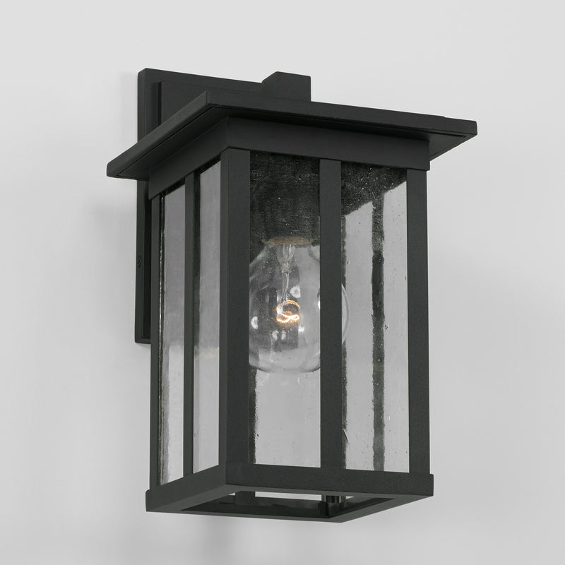 Capital Lighting 943811BK One Light Outdoor Wall Lantern, Black