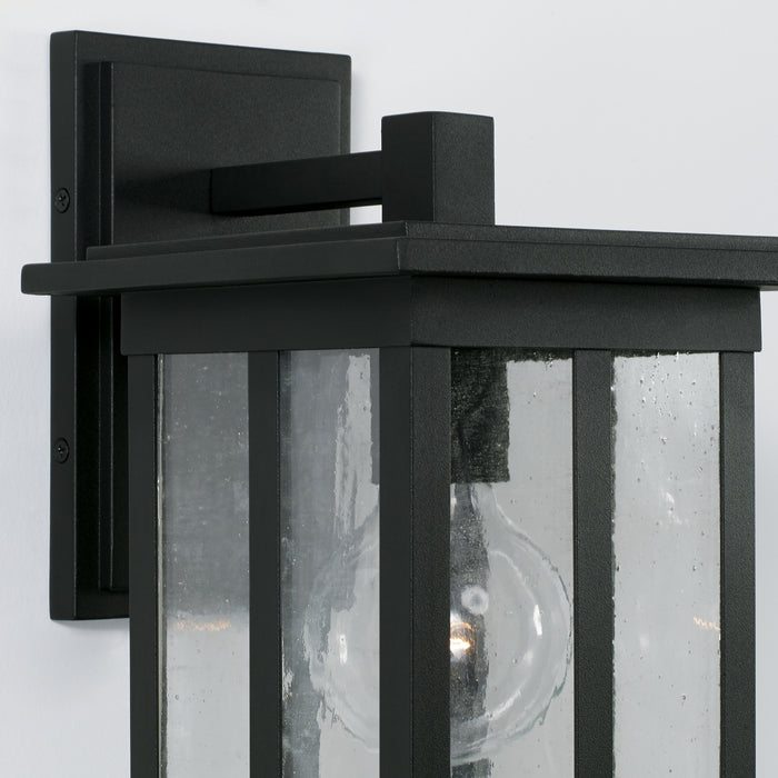 Capital Lighting 943811BK One Light Outdoor Wall Lantern, Black