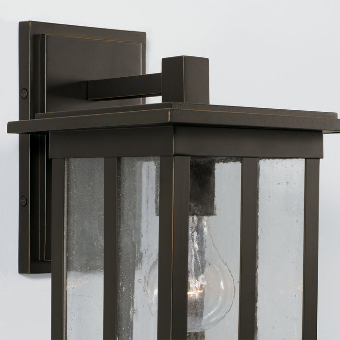 Capital Lighting 943811OZ One Light Outdoor Wall Lantern, Oiled Bronze