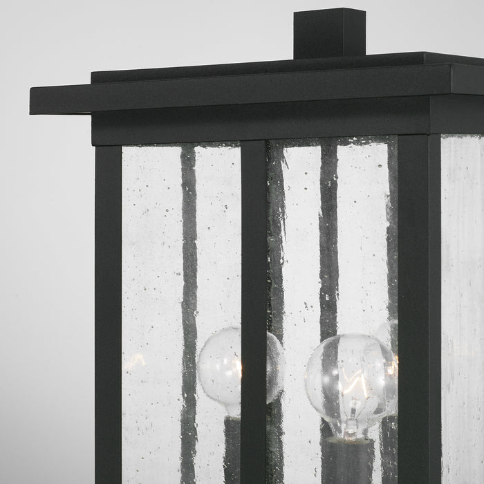 Capital Lighting 943835BK Three Light Outdoor Post Lantern, Black