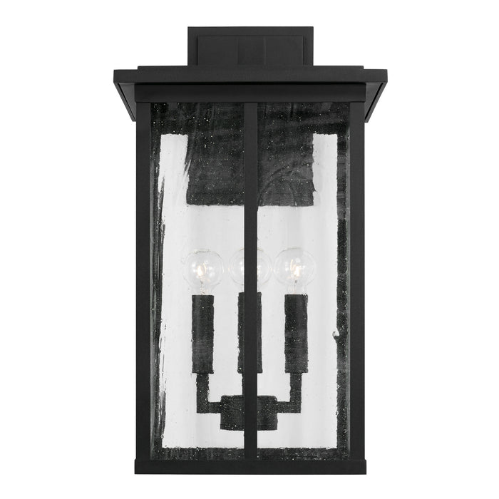 Capital Lighting 943843BK Four Light Outdoor Wall Lantern, Black