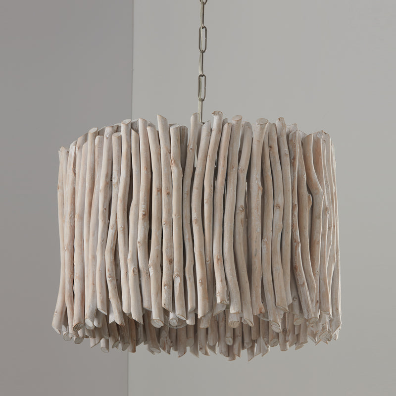 Capital Lighting 340241PP Four Light Pendant, Brushed Pewter