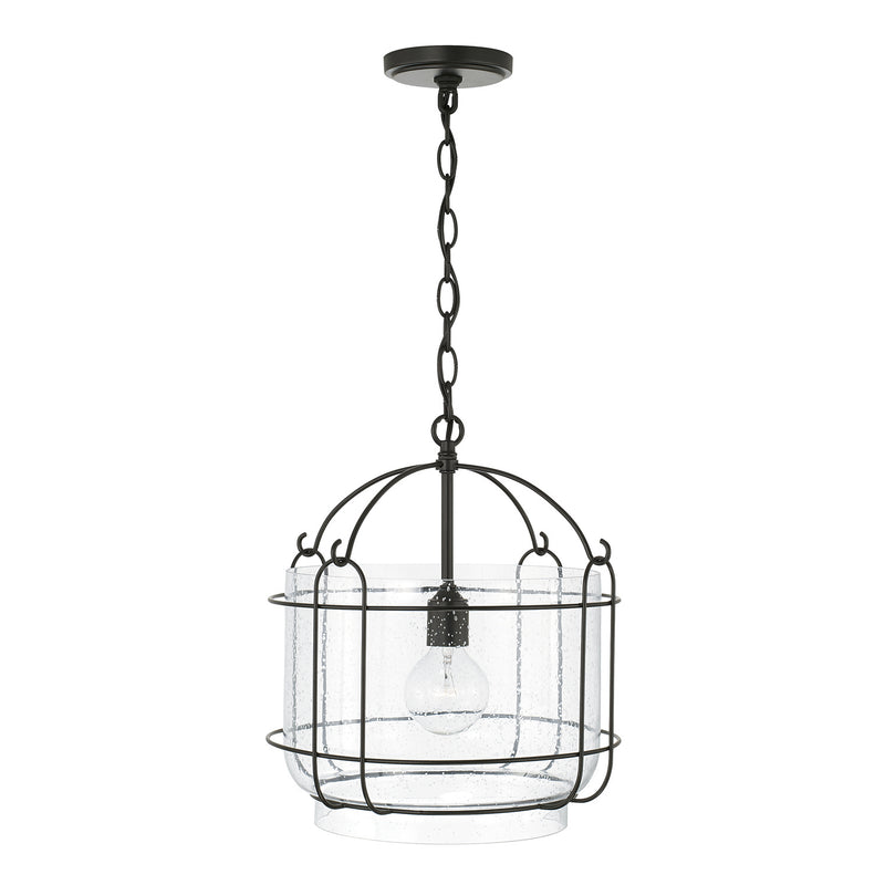 Capital Lighting 342912MB One Light Pendant, Matte Black