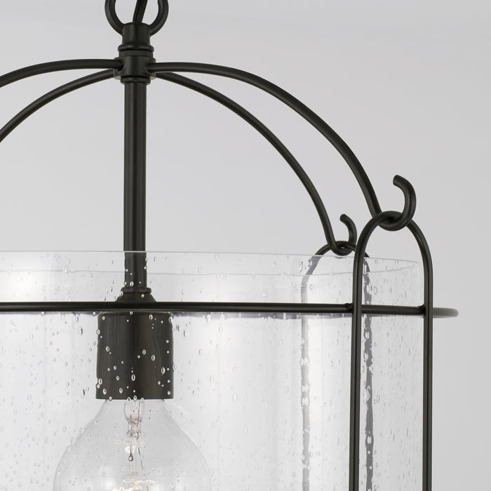 Capital Lighting 342912MB One Light Pendant, Matte Black