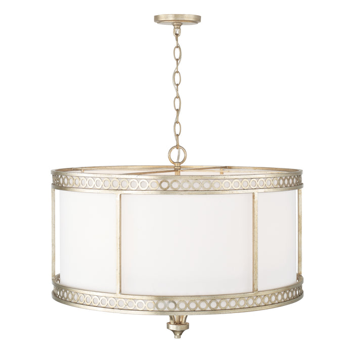 Capital Lighting 343141WG Four Light Pendant, Winter Gold
