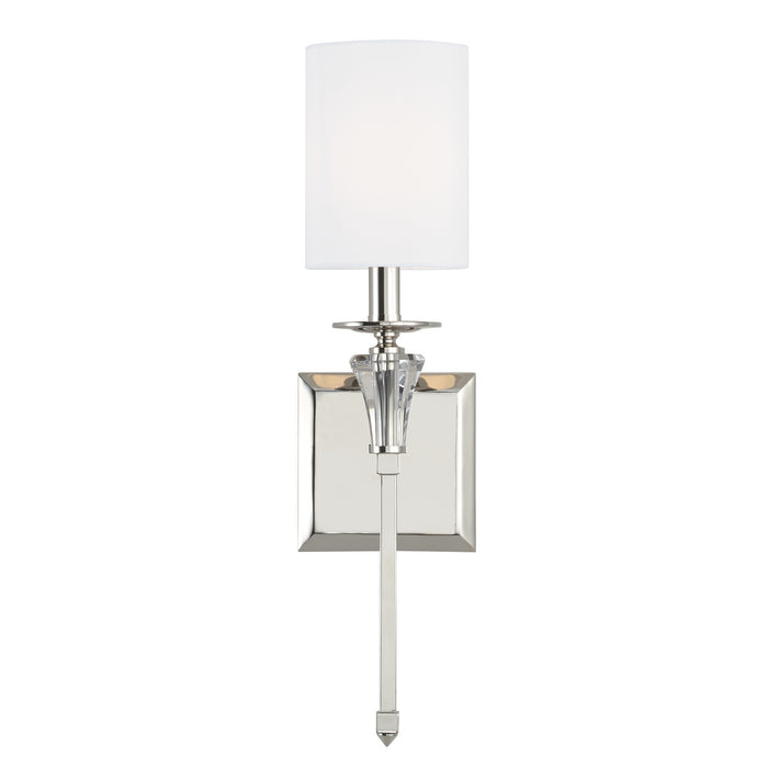Capital Lighting 641811PN-700 One Light Wall Sconce, Polished Nickel