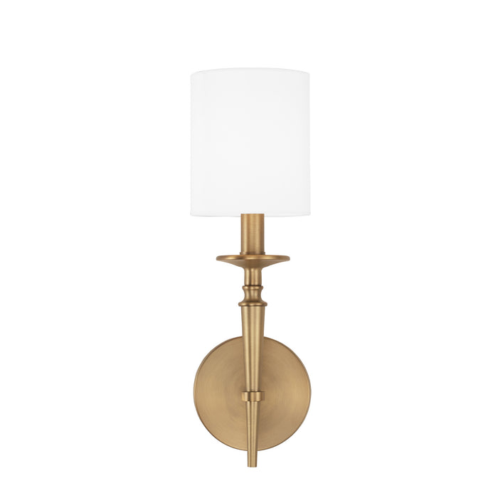 Capital Lighting 642611AD-701 One Light Wall Sconce, Aged Brass