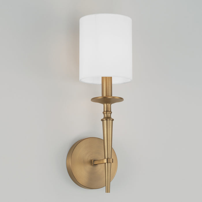 Capital Lighting 642611AD-701 One Light Wall Sconce, Aged Brass