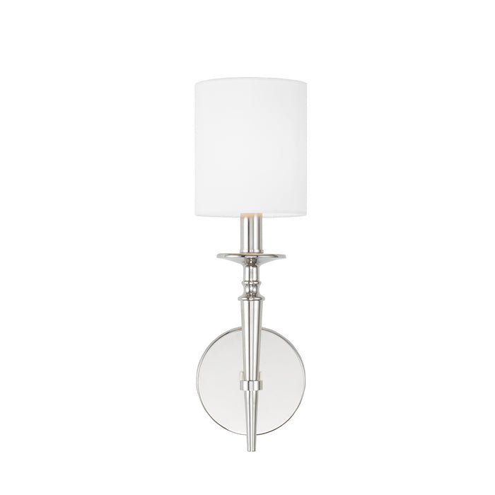 Capital Lighting 642611PN-701 One Light Wall Sconce, Polished Nickel
