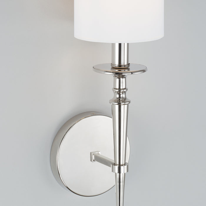 Capital Lighting 642611PN-701 One Light Wall Sconce, Polished Nickel