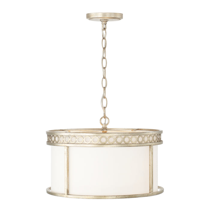 Capital Lighting 243141WG Four Light Semi Flush Mount, Winter Gold
