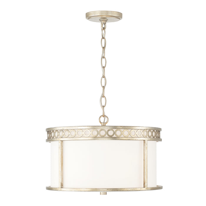 Capital Lighting 243141WG Four Light Semi Flush Mount, Winter Gold