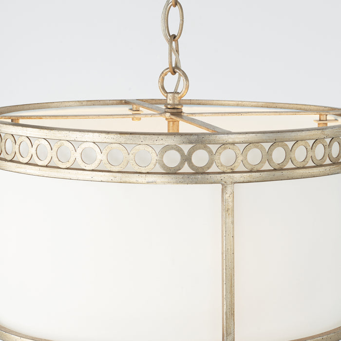 Capital Lighting 243141WG Four Light Semi Flush Mount, Winter Gold
