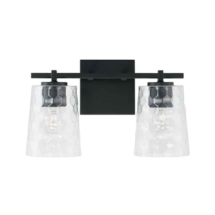 Capital Lighting 143521MB-517 Two Light Vanity, Matte Black