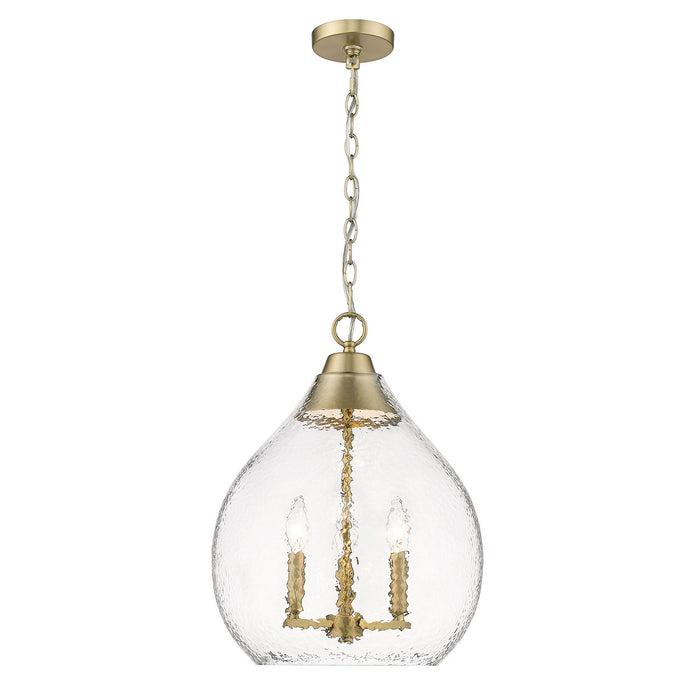 Golden 1094-3P BCB-HCG Three Light Pendant, Brushed Champagne Bronze