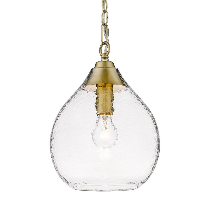 Golden 1094-S BCB-HCG One Light Pendant, Brushed Champagne Bronze