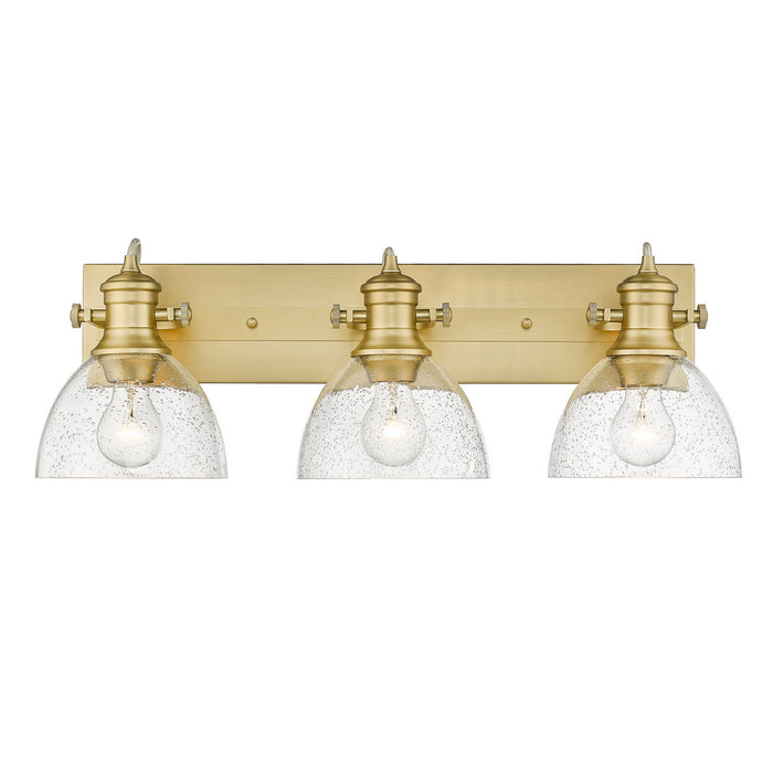 Golden 3118-BA3 BCB-SD Three Light Bath Vanity, Brushed Champagne Bronze
