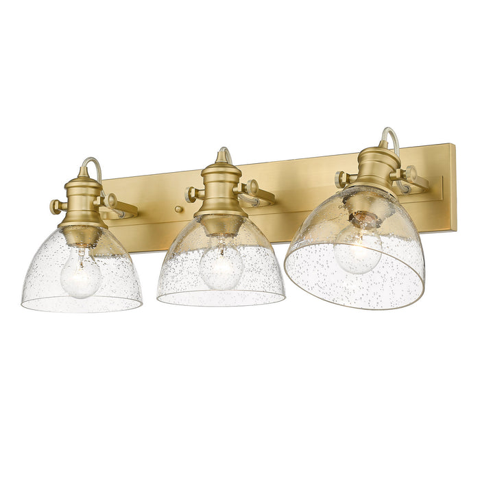 Golden 3118-BA3 BCB-SD Three Light Bath Vanity, Brushed Champagne Bronze