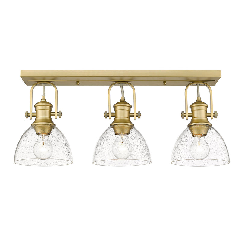 Golden 3118-BA3 BCB-SD Three Light Bath Vanity, Brushed Champagne Bronze