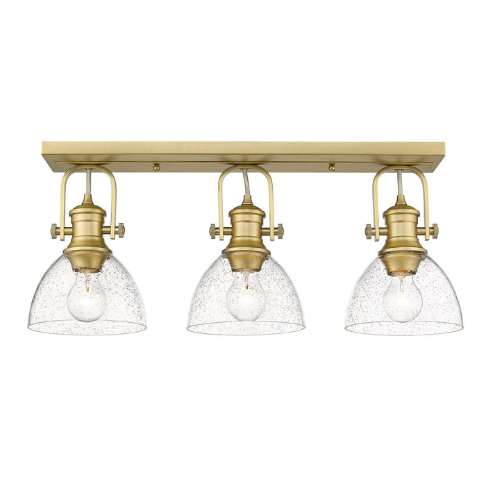 Golden 3118-BA3 BCB-SD Three Light Bath Vanity, Brushed Champagne Bronze