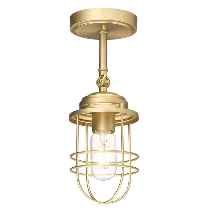 Golden 9808-1W BCB One Light Wall Sconce, Brushed Champagne Bronze