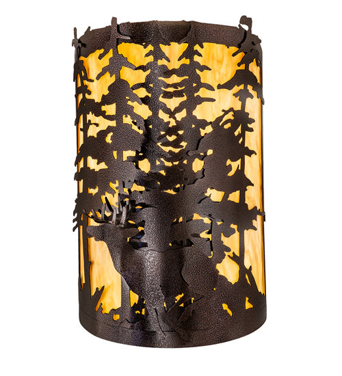 Meyda Tiffany 229318 Two Light Wall Sconce, Copper Vein