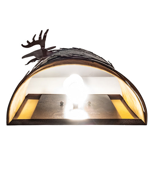 Meyda Tiffany 229318 Two Light Wall Sconce, Copper Vein