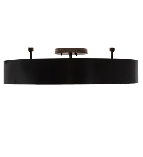 Meyda Tiffany 233333 Eight Light Flushmount, Timeless Bronze