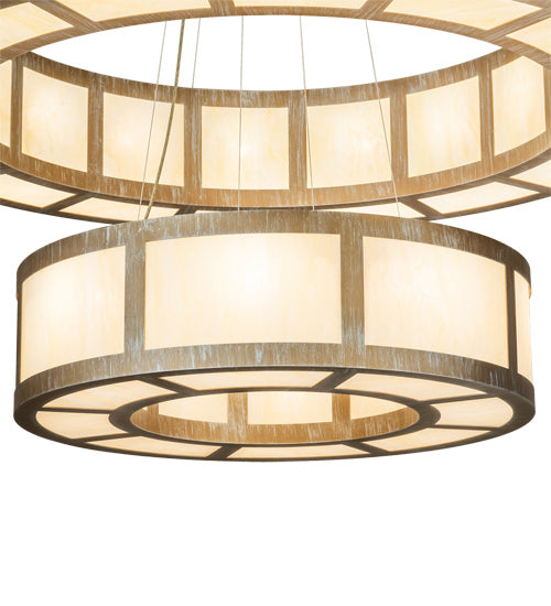 Meyda Tiffany 234825 24 Light Pendant, Antique Silver