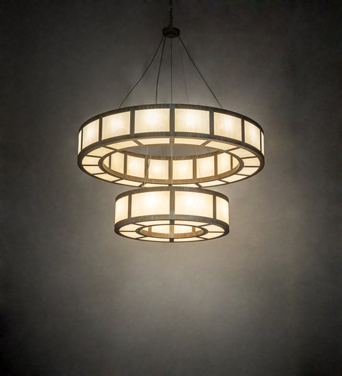 Meyda Tiffany 234825 24 Light Pendant, Antique Silver