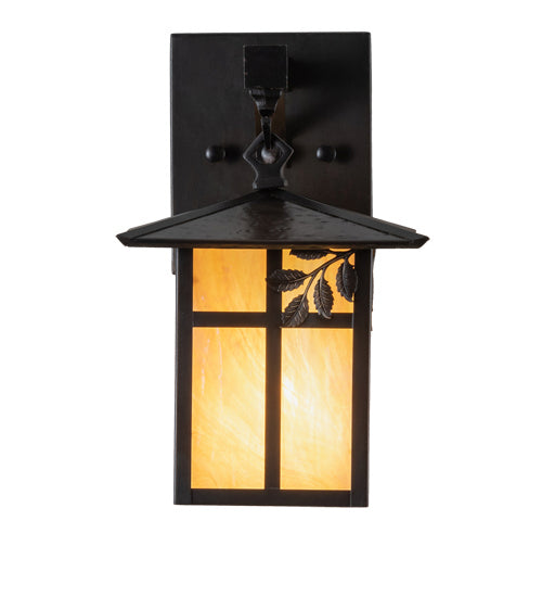 Meyda Tiffany 235887 One Light Wall Sconce, Craftsman Brown