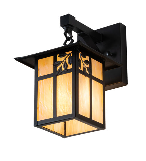 Meyda Tiffany 235887 One Light Wall Sconce, Craftsman Brown