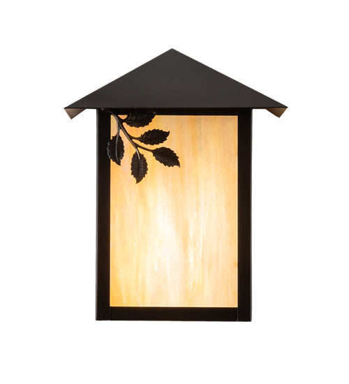 Meyda Tiffany 235888 One Light Wall Sconce, Craftsman Brown